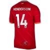 Officiële Voetbalshirt Liverpool Henderson 14 Thuis Jordan 2021-22 - Heren